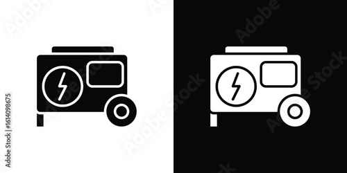 Generator icon symbol for Apps and Branding.
