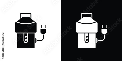 Garbage disposal icon symbol for Apps and Branding.