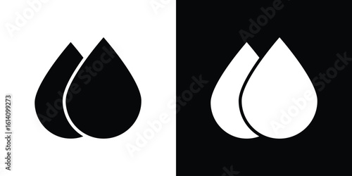 Drop icon symbol for Apps and Branding.