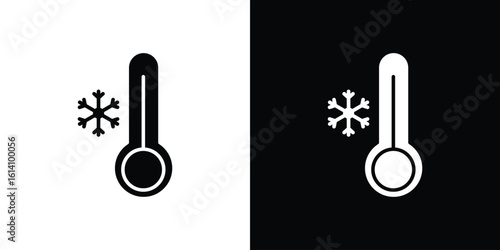 Cold icon symbol for Apps and Branding.
