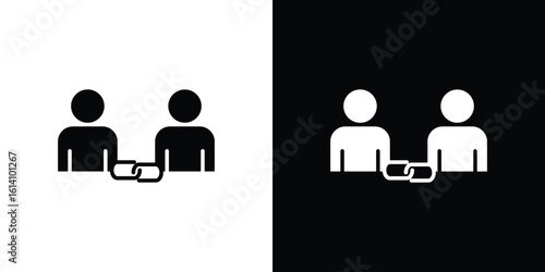 Affiliate link icon symbol for Apps and Branding.