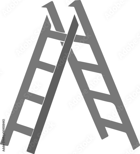 Folding Ladder Colorful Vector Illustration Design (Version: 02)