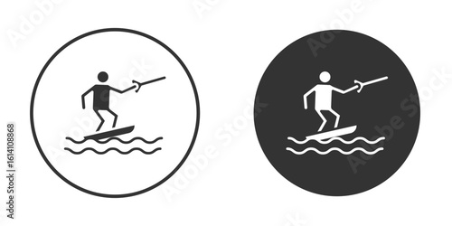 Wakeboarding icon
