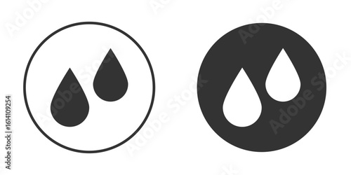 Tear drop icon