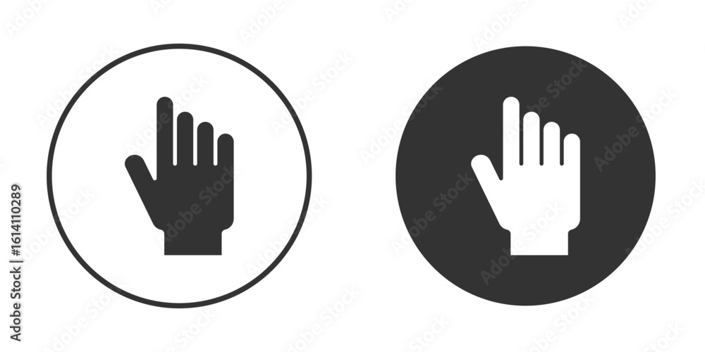 Pointing hand icon Pointing hand icon