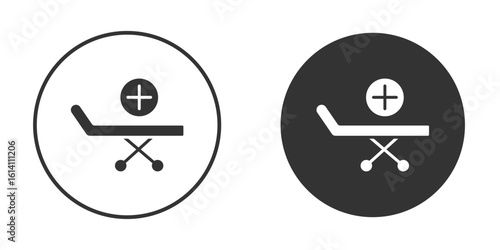 Hospital bed icon