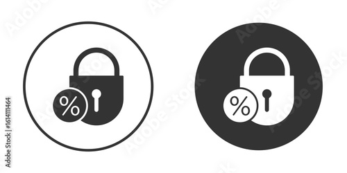Fixed rate mortgage icon
