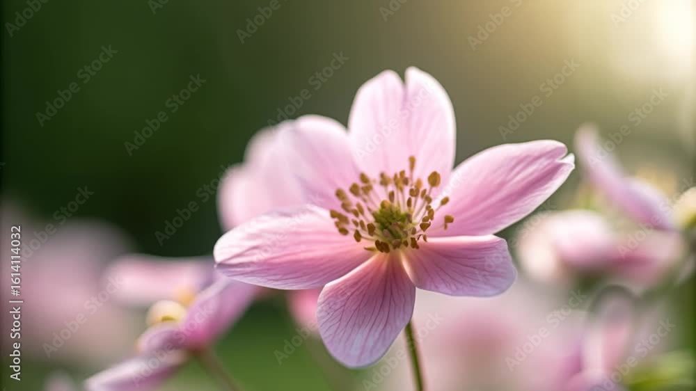 Beautiful Soft Pink Flower In Bloom With Delicate Petals And Natural Sunlight In Peaceful Garden During Spring Season
Beautiful Soft Pink Flower In Bloom With Delicate Petals And Natural Sunlight In Peaceful Garden During Spring Season