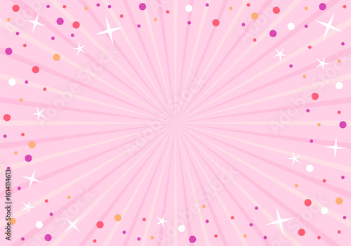 Abstract pink background vector illustration. Abstract pink background. Decoration banner themed Lol surprise doll girlish style. Invitation card template