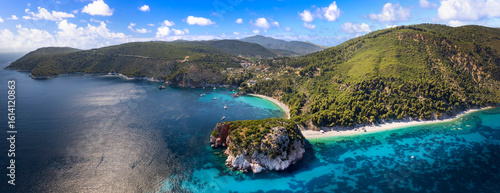 Best beaches of Greece.Sporades. Beautiful Skopelos island - Stafilos (Staphy...
