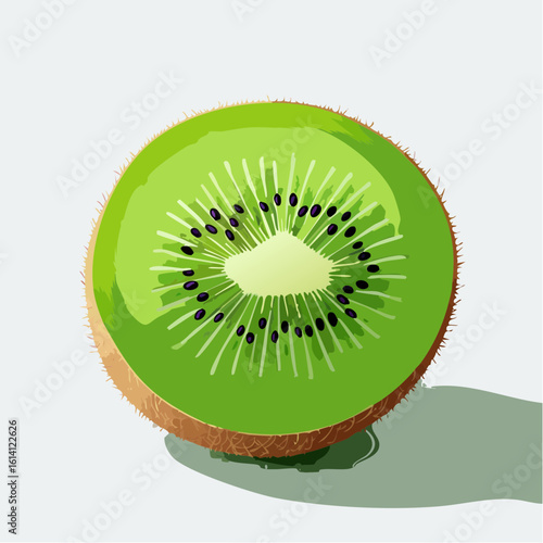 Kiwi tranché en gros plan