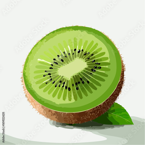 Kiwi tranché en gros plan