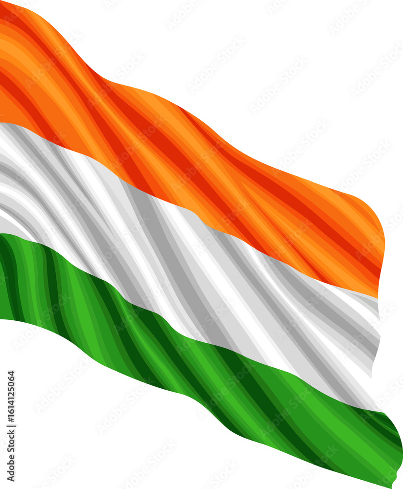 Fototapeta premium Indian Tricolor Flag