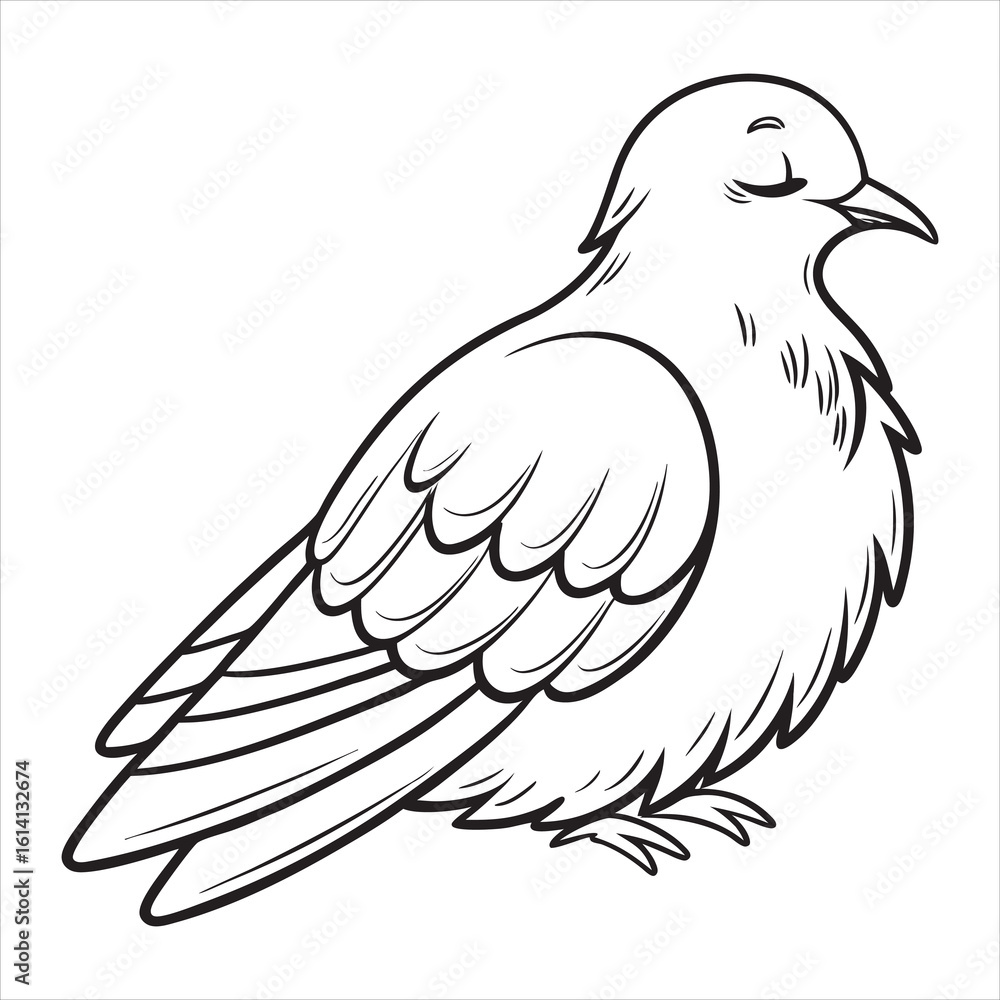Obraz premium Dove Vector