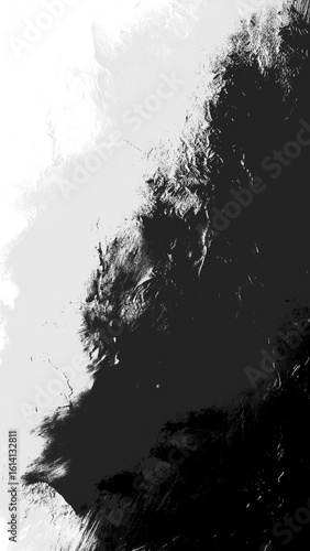 Wallpaper Mural A minimalist abstract background in grayscale tones featuring a textured composition of black, white, and gray Torontodigital.ca