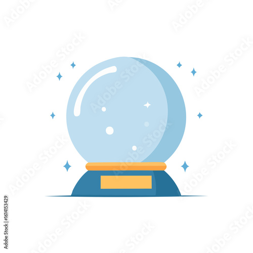 Crystal Ball Isolated on a Transparent Background
