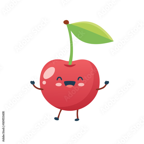 Happy Dancing Cherry Charac...