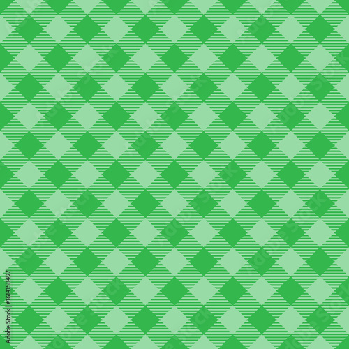 seamless plaid in mint and sage greens with tan and cream accents. Clean diagonal lattice checks give a fresh, versatile look—perfect for textiles, wrapping paper, scrapbooking, packaging, stationery,