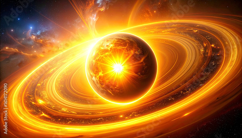 Sci-Fi Renewable Energy Concept Stock