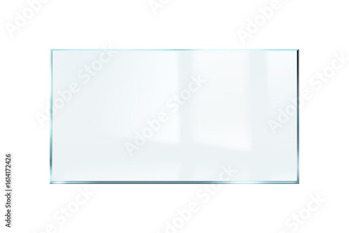 Fotografie Transparent, shiny glass sheet