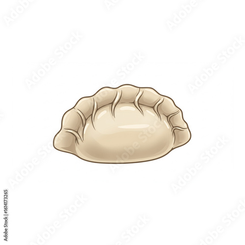 Deliciously plump dumpling ready to be enjoyed, a culinary delight for any occasion