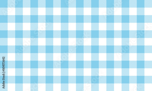 Checkered Buffalo Pattern Design in Purple Blue, Vibrant Blue and Light Salmon