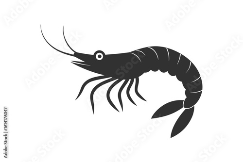 shrimp--black-illustration-silhouette-vector