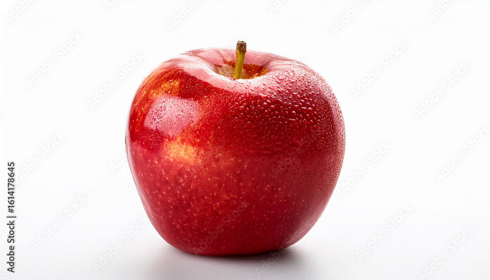 closeup view of a delicious apple fruit isolated on white background closeup view of a delicious apple fruit isolated on white background