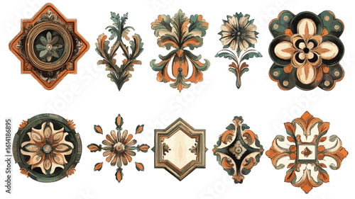 Vintage Scrapbook Decoration Cut Out Set