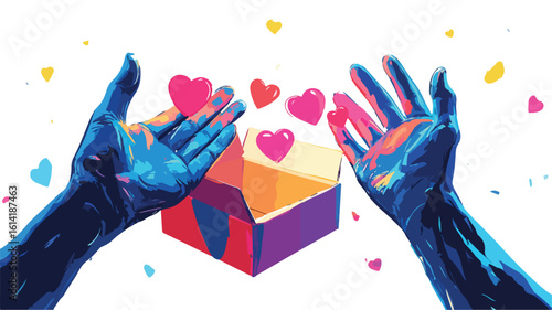 Supporting Charity: Hearts in Hands