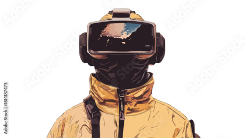 Virtual Reality Goggles Costume Wide Angle
