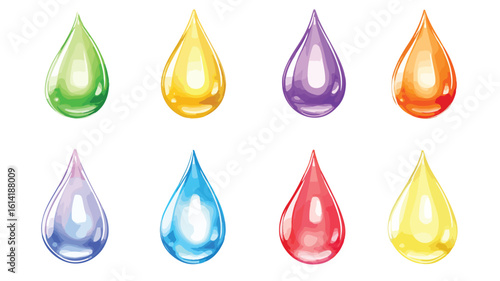 Clear Water Drops Background