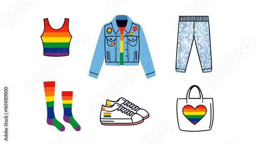 Rainbow Fashion Collection for Pride Month