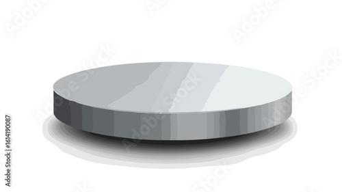 Tungsten Cylinder on White Background