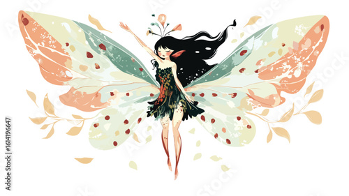 Enchanting Fairy with Delicate Wings