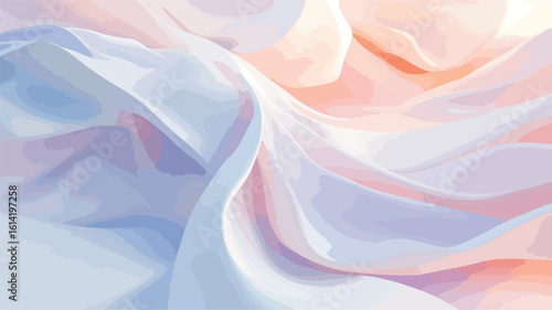 White Fabric Silk Texture Background