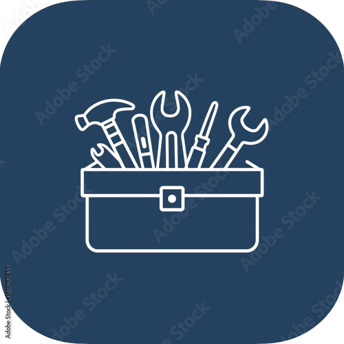 Toolbox Icon: Essential Set for Fix and Function