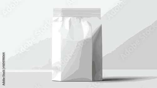 Professional White Paper Bag Mockup