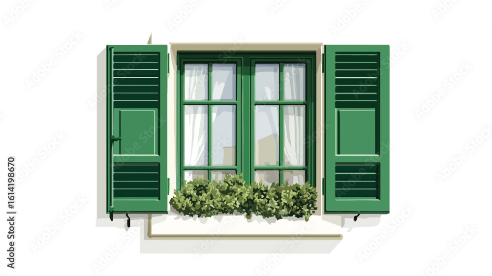 Fototapeta premium Modern Architecture Window Design Detail