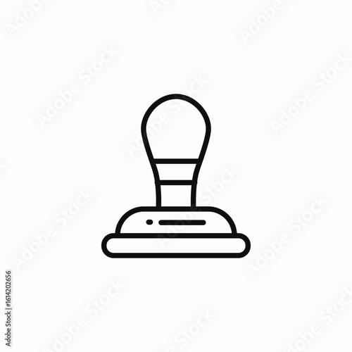 rubber lamp icon sign vector