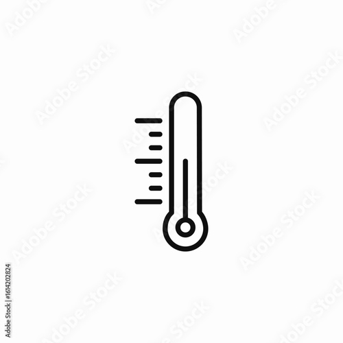 thermometer icon sign vector