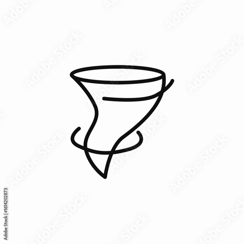 whirl wind icon sign vector