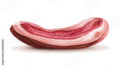 Smoked Ham Food Photography Composition