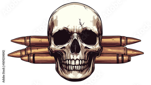 Skull Anthropology Ammunition Wide Photography