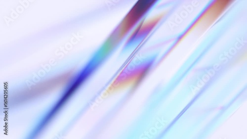 Abstract animation, soft background with color dispersion effect, 4k seamless looping video, 3d render