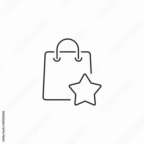 shopping favorite list icon sign vector