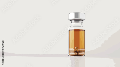 Medical Vaccine Bottle Capsules Design