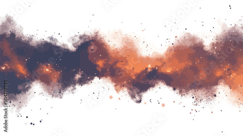 Vibrant Fire Sparks Astronomy Background