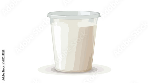 Wallpaper Mural Wide Angle Plastic Cup Mockup for Milk Torontodigital.ca