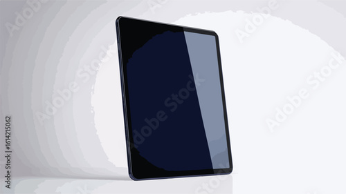 Tablet Screen Mockup Wide Angle Centered